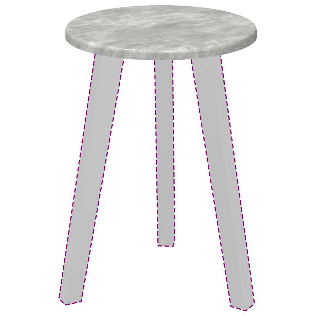 Καπάκι τραπεζιού Γκρι σκυροδέματος Ø 30 x 1,5 cm