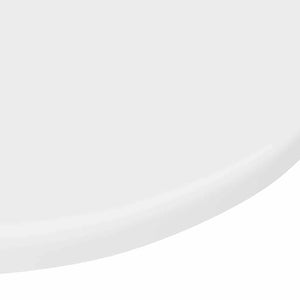 Καπάκι τραπεζιού Ø 40 x 1,5 cm Γύρος Επεξεργασμένο Ξύλο Λευκό