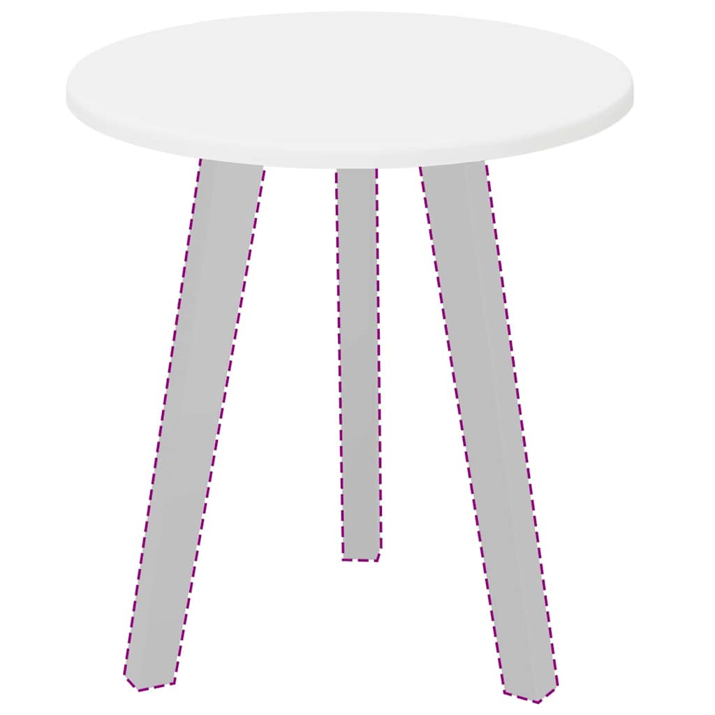 Καπάκι τραπεζιού Λευκό 40 x 40 x 1,5 cm Επεξεργασμένο ξύλο