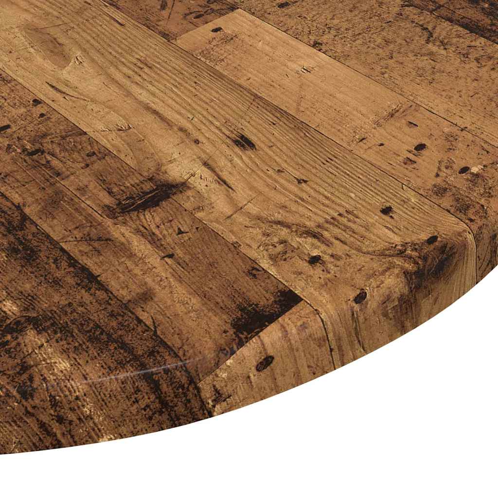 Καπάκι τραπεζιού Παλαιό ξύλο Ø 40 x 1,5 cm Επεξεργασμένο ξύλο - Pakobazaar