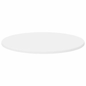 Καπάκι τραπεζιού Ø 50 x 1,5 cm Γύρος Επεξεργασμένο Ξύλο Λευκό
