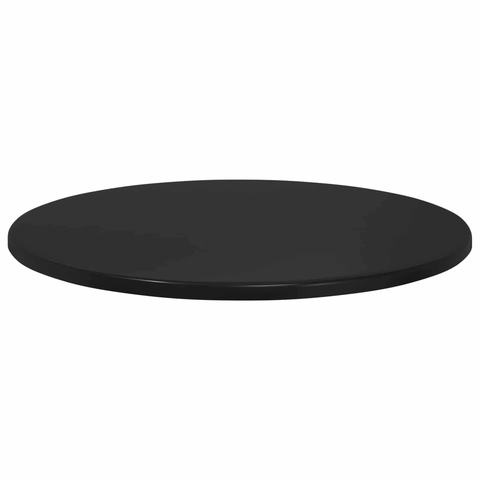 Καπάκι τραπεζιού Μαύρο Ø 50 x 1,5 cm Επεξεργασμένο ξύλο - Pakobazaar