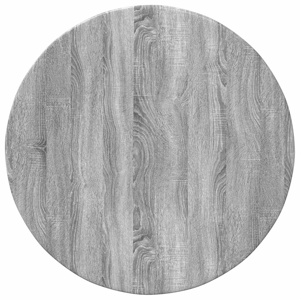 Καπάκι τραπεζιού Γκρι sonoma Ø 60 x 1,5 cm Επεξεργασμένο ξύλο - Pakobazaar