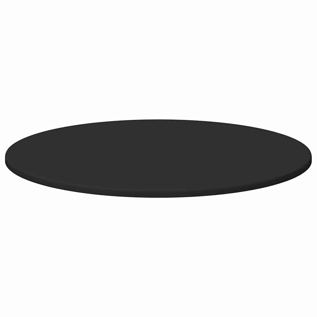 Καπάκι τραπεζιού Μαύρο Ø 70 x 1,5 cm Επεξεργασμένο ξύλο