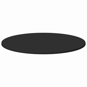 Καπάκι τραπεζιού Ø 70 x 1,5 cm Γύρος Επεξεργασμένο Ξύλο Μαύρο