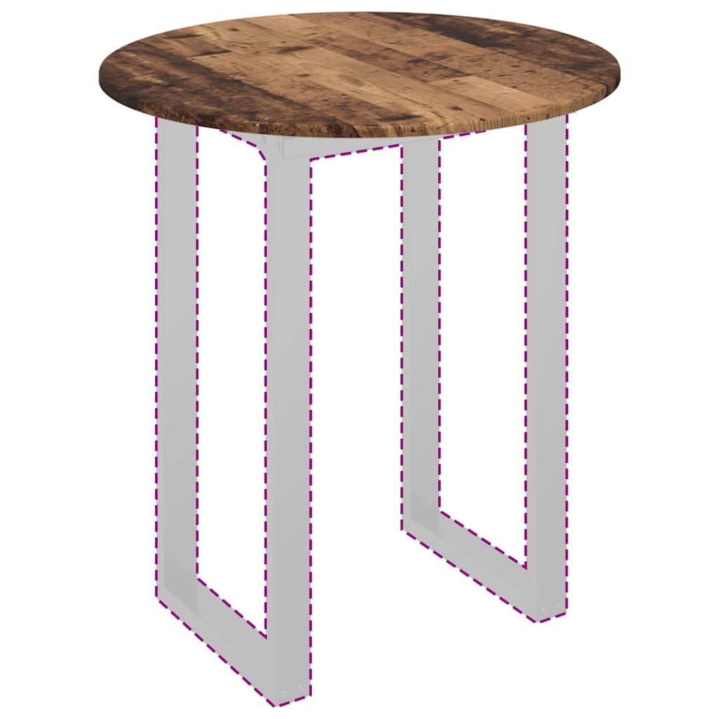 Καπάκι τραπεζιού Παλαιό ξύλο 70 x 70 x 1,5 cm