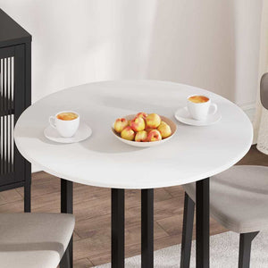 Καπάκι τραπεζιού Λευκό 80 x 80 x 1,5 cm Επεξεργασμένο ξύλο - Pakobazaar