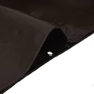 Τέντα 650g / m² Καφέ 3 x 6 m Καμβάς με επικάλυψη PVC - Pakobazaar