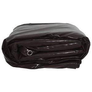 Τέντα 650g / m² Καφέ 3 x 6 m Καμβάς με επικάλυψη PVC - Pakobazaar