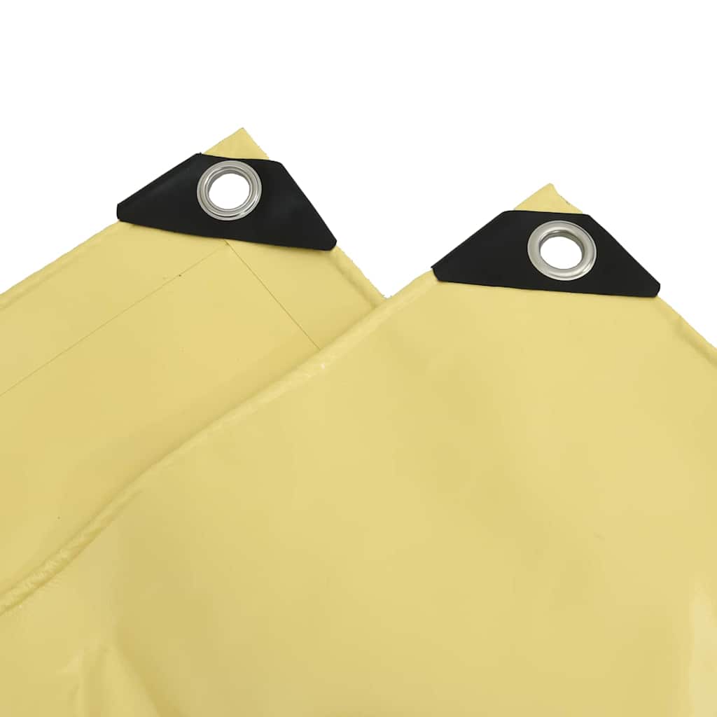 Τέντα 650g / m² Μπεζ 3 x 3 m Καμβάς με επικάλυψη PVC - Pakobazaar