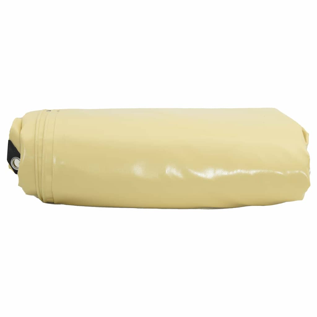 Τέντα 650g / m² Μπεζ 3 x 3 m Καμβάς με επικάλυψη PVC - Pakobazaar
