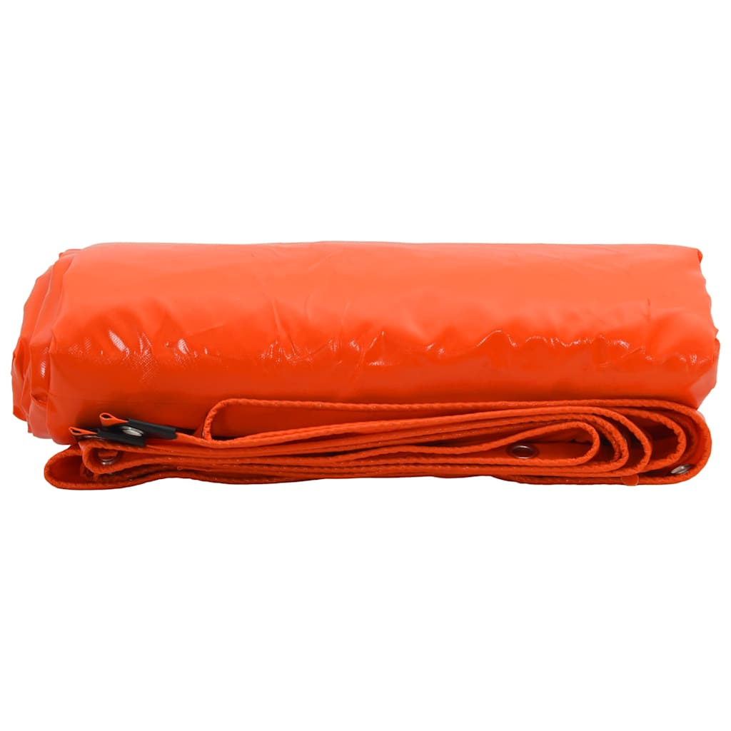 Τέντα 650g / m² Πορτοκαλί 3 x 5 m Καμβάς με επικάλυψη PVC