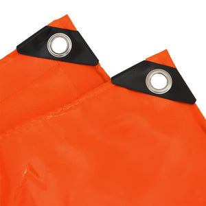 Τέντα 650g / m² Πορτοκαλί 1,5 x 20 m Καμβάς με επικάλυψη PVC