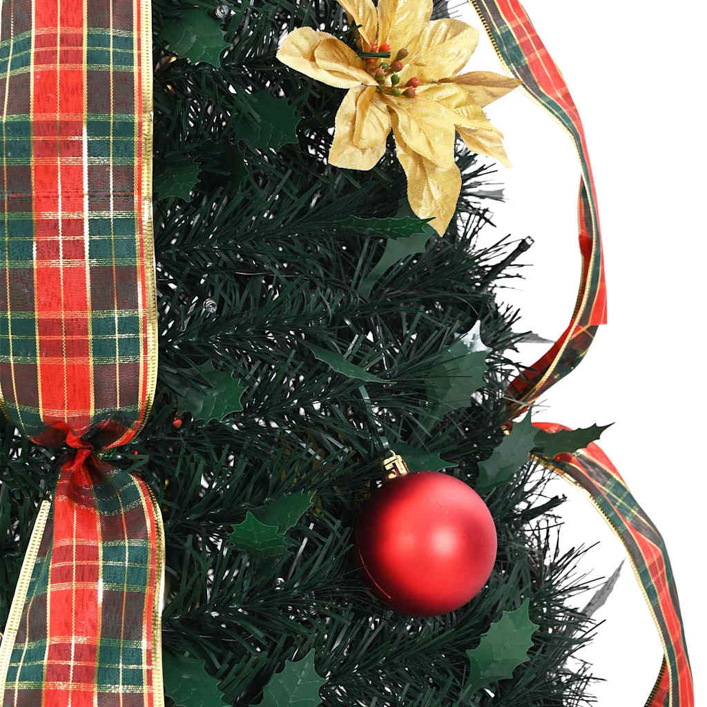 Τεχνητό Χριστουγεννιάτικο Δέντρο με 100 LED Πράσινο 155 cm PVC - Pakobazaar