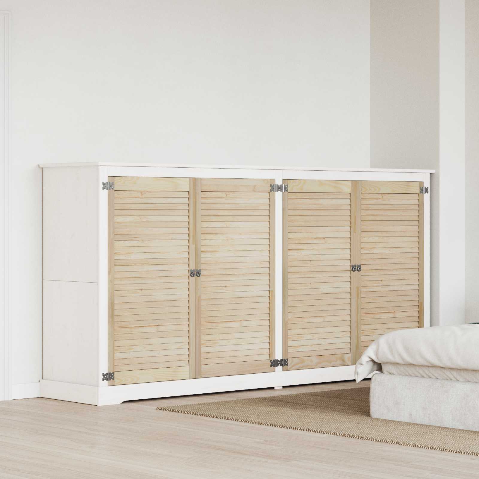 Πόρτα Ντουλάπας με πόρτα 4 pcs Φυσικό 110 x 2,1 x 59,5 cm