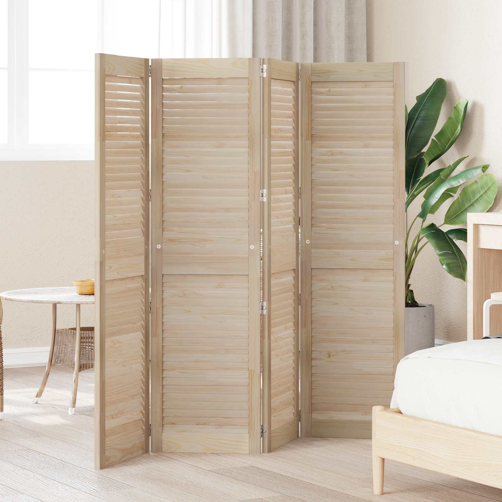 Πόρτα Ντουλάπας με πόρτα 4 pcs Φυσικό 140,5 x 2,1 x 39,5 cm - Pakobazaar