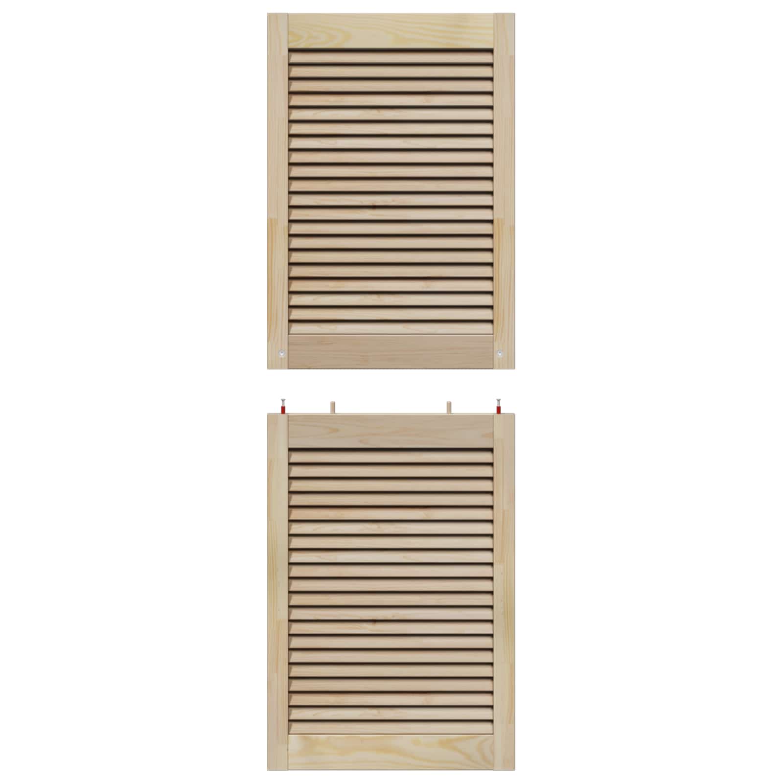 Πόρτα Ντουλάπας με πόρτα 4 pcs Φυσικό 49,5 x 2,1 x 140,5 εκ - Pakobazaar