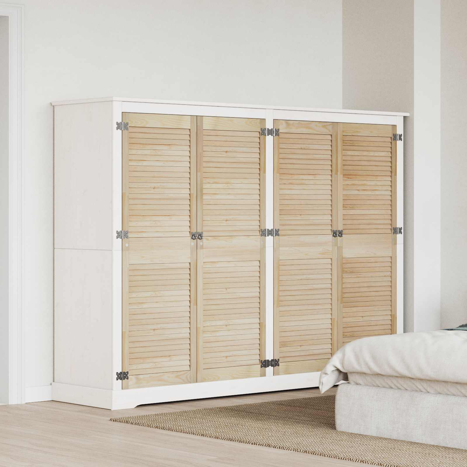 Πόρτα Ντουλάπας με πόρτα 4 pcs Φυσικό 49,5 x 2,1 x 140,5 εκ - Pakobazaar