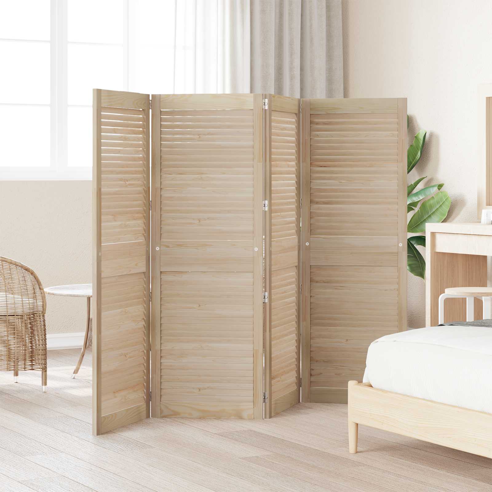 Πόρτα Ντουλάπας με πόρτα 4 pcs Φυσικό 49,5 x 2,1 x 140,5 εκ - Pakobazaar