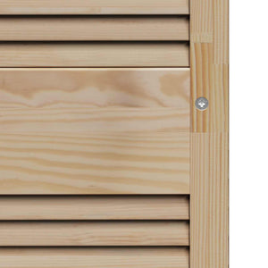 Πόρτα Ντουλάπας με πόρτα 4 pcs Φυσικό 140,5 x 2,1 x 59,5 cm - Pakobazaar