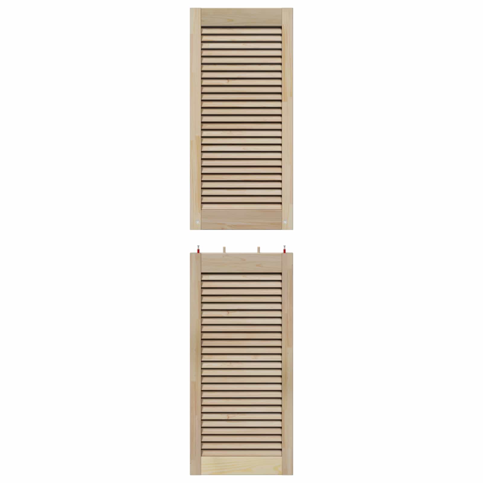 Πόρτα Ντουλάπας με πόρτα 4 pcs Φυσικό 170 x 2,1 x 39,5 cm