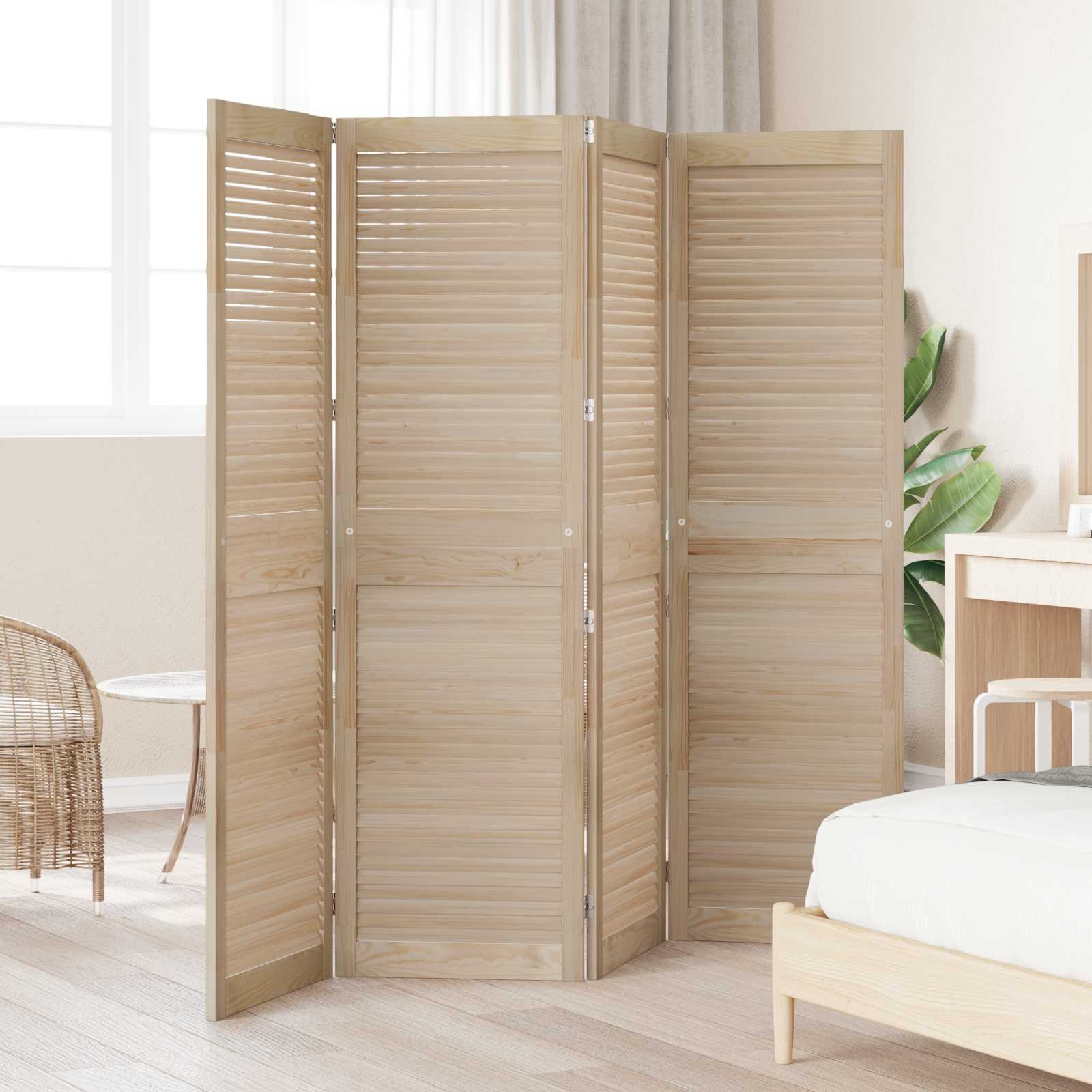 Πόρτα Ντουλάπας με πόρτα 4 pcs Φυσικό 170 x 2,1 x 49,5 cm - Pakobazaar