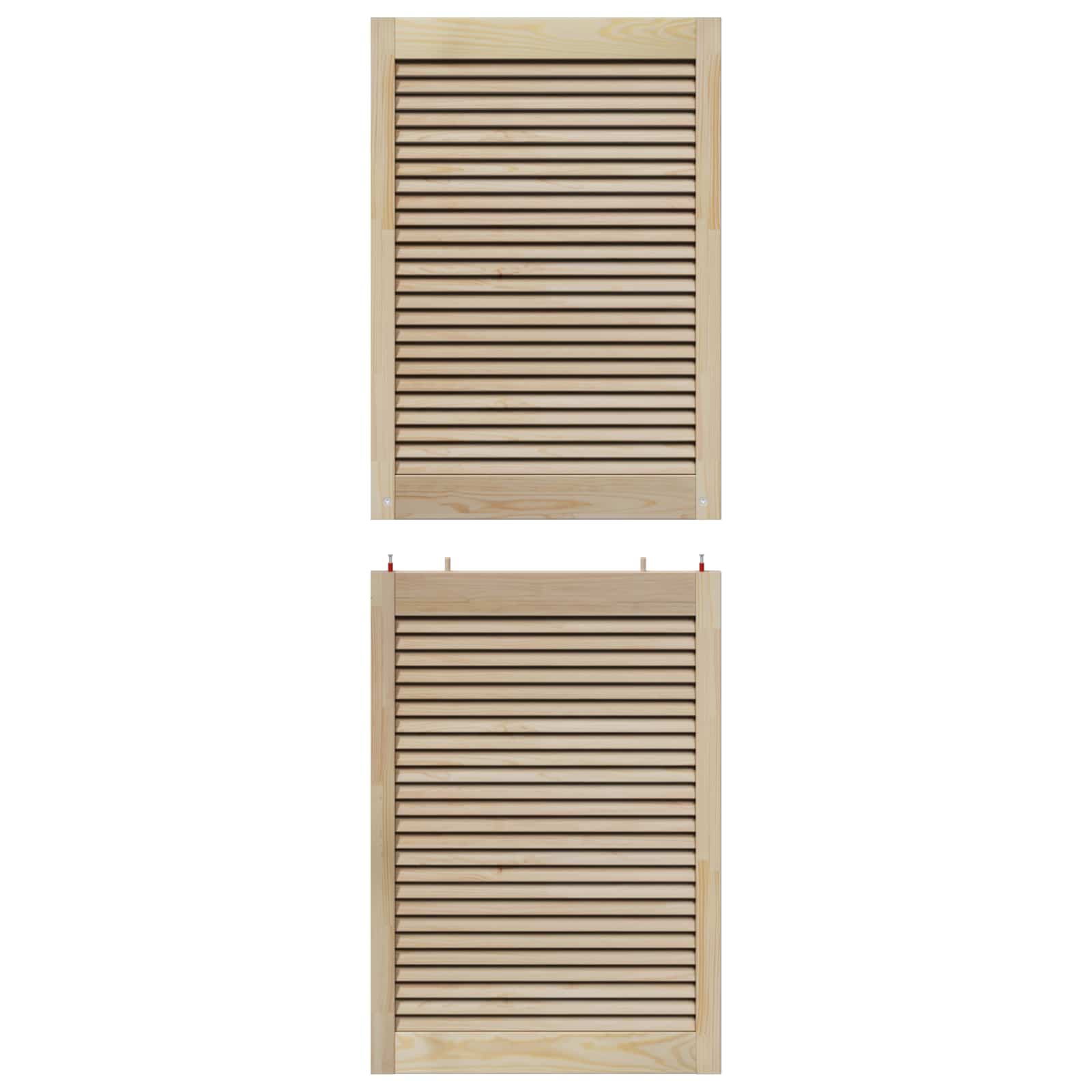 Πόρτα Ντουλάπας με πόρτα 4 pcs Φυσικό 170 x 2,1 x 59,5 cm - Pakobazaar