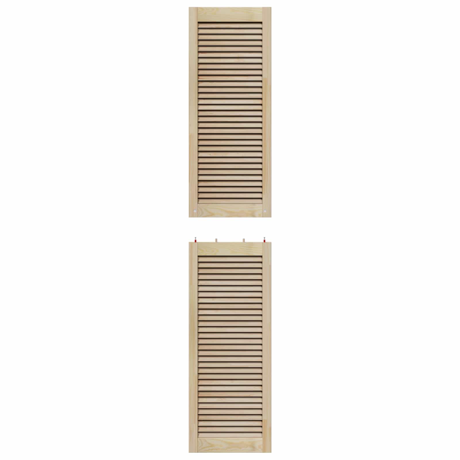 Πόρτα Ντουλάπας με πόρτα 4 pcs Φυσικό 201 x 2,1 x 39,5 cm - Pakobazaar