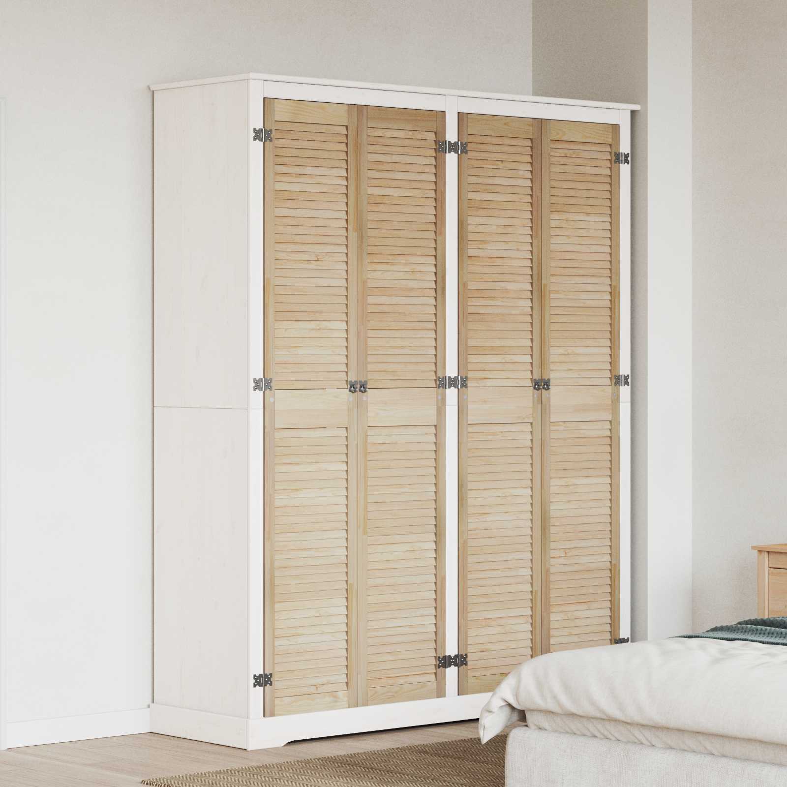 Πόρτα Ντουλάπας με πόρτα 4 pcs Φυσικό 201 x 2,1 x 39,5 cm - Pakobazaar