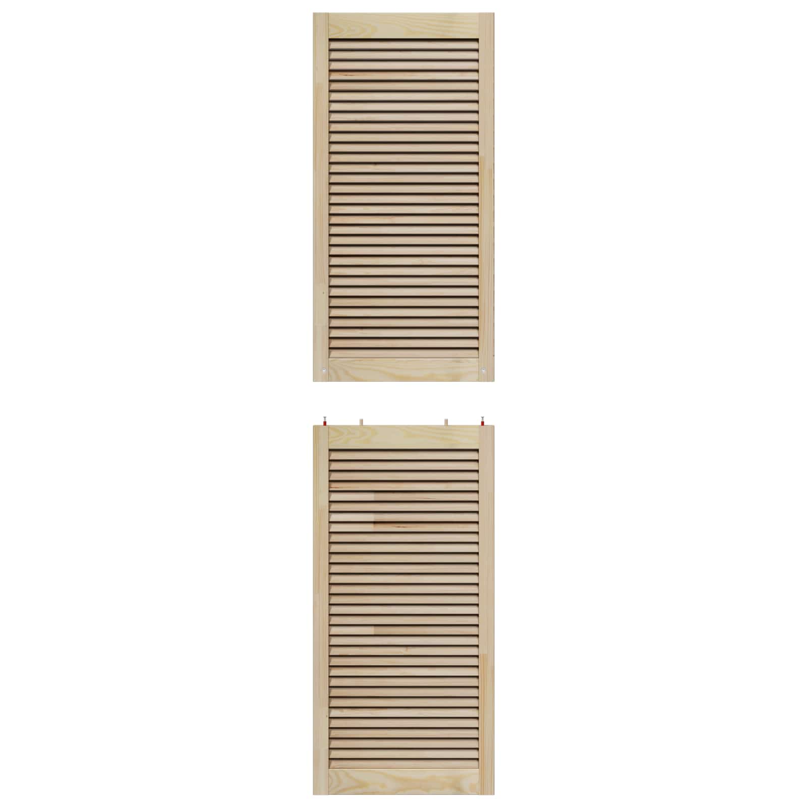 Πόρτα Ντουλάπας με πόρτα 4 pcs Φυσικό 201 x 2,1 x 49,5 cm - Pakobazaar