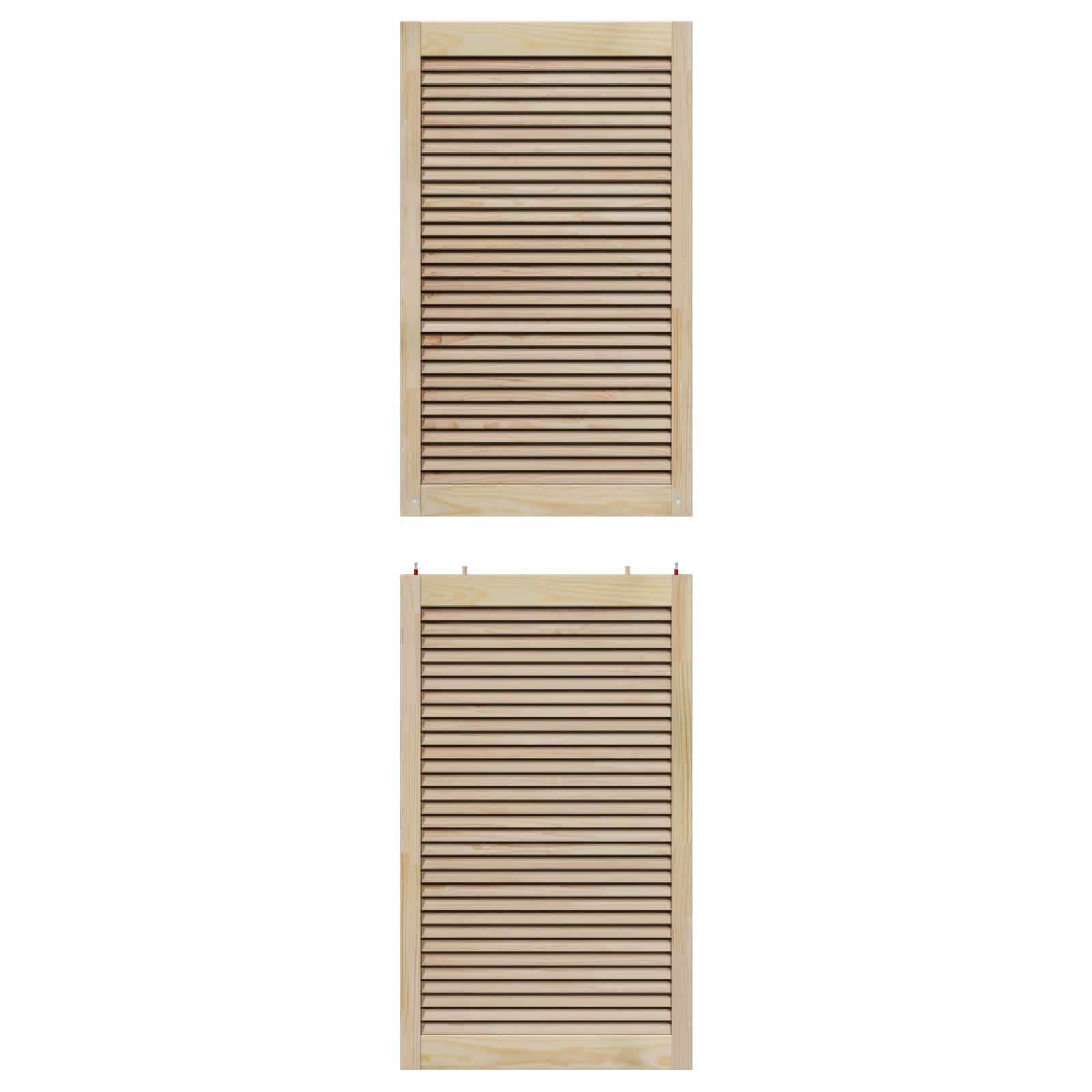 Πόρτα Ντουλάπας με πόρτα 4 pcs Φυσικό 201 x 2,1 x 59,5 cm - Pakobazaar