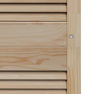 Πόρτα Ντουλάπας με πόρτα 4 pcs Φυσικό 201 x 2,1 x 59,5 cm - Pakobazaar