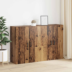 Τοίχου Ντουλάπα Επιτοίχιο 2 pcs Παλιό ξύλο 69,5 x 34 x 90 εκ. - Pakobazaar