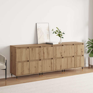 Ντουλάπι αποθήκευσης 3 pcs Artisan Oak 60 x 35 x 70 cm - Pakobazaar
