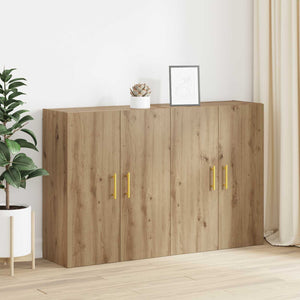 Τοίχου Ντουλάπα Επιτοίχιο 2 pcs Artisan Oak 69,5 x 34 x 90 εκ. - Pakobazaar