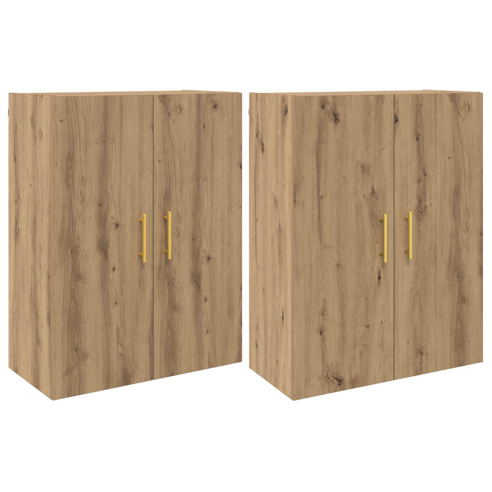 Τοίχου Ντουλάπα Επιτοίχιο 2 pcs Artisan Oak 69,5 x 34 x 90 εκ. - Pakobazaar