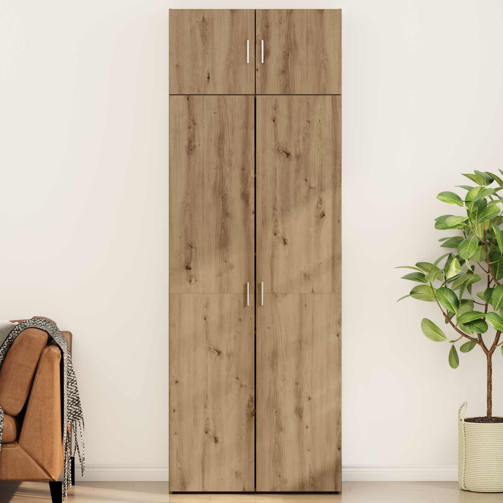 Ντουλάπι αποθήκευσης 3 pcs Artisan Oak - Pakobazaar
