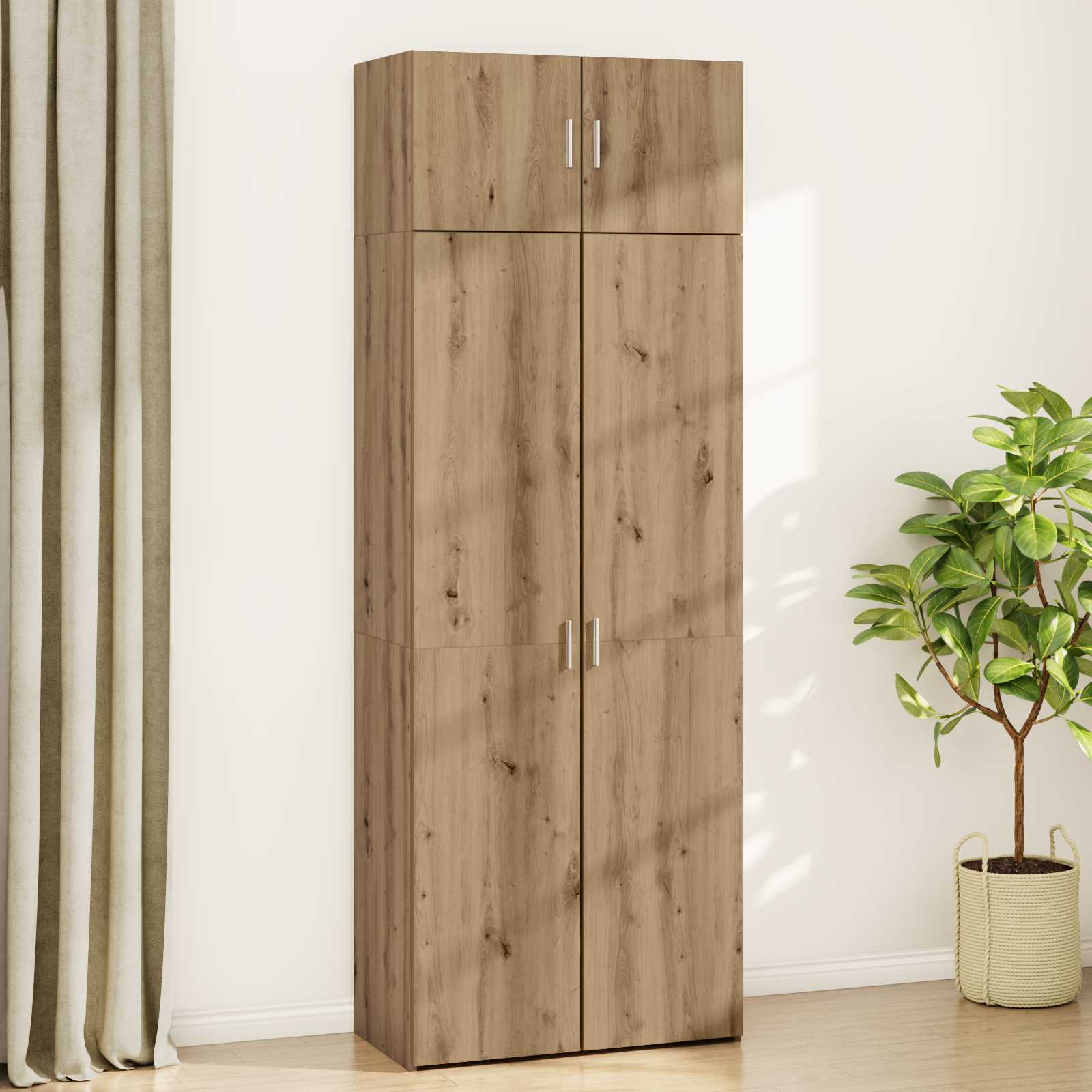 Ντουλάπι αποθήκευσης 3 pcs Artisan Oak - Pakobazaar