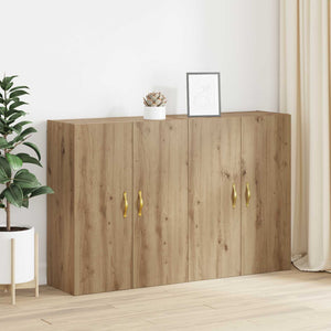 Τοίχου Ντουλάπα Επιτοίχιο 2 pcs Artisan Oak 69,5 x 34 x 90 εκ. - Pakobazaar