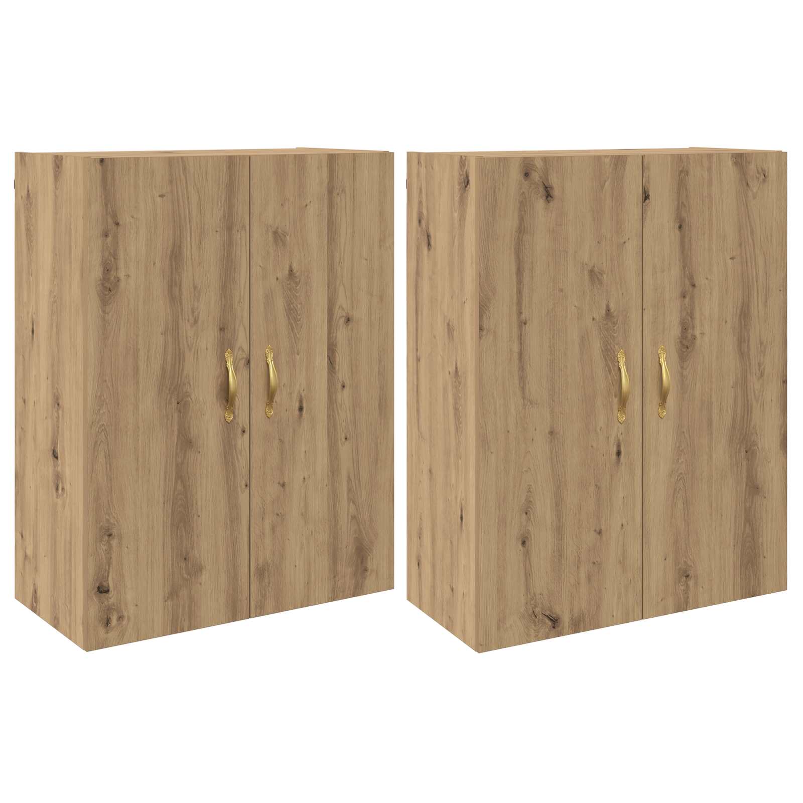 Τοίχου Ντουλάπα Επιτοίχιο 2 pcs Artisan Oak 69,5 x 34 x 90 εκ. - Pakobazaar