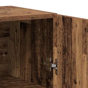 Highboard 2 τμχ. Παλαιό ξύλο 69,5 x 34 x 180 εκ.
