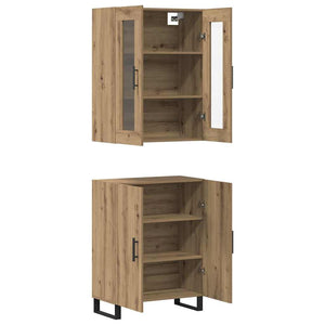 Highboard 2 τμχ. artisan δρυς 69,5 x 34 x 180 εκ.