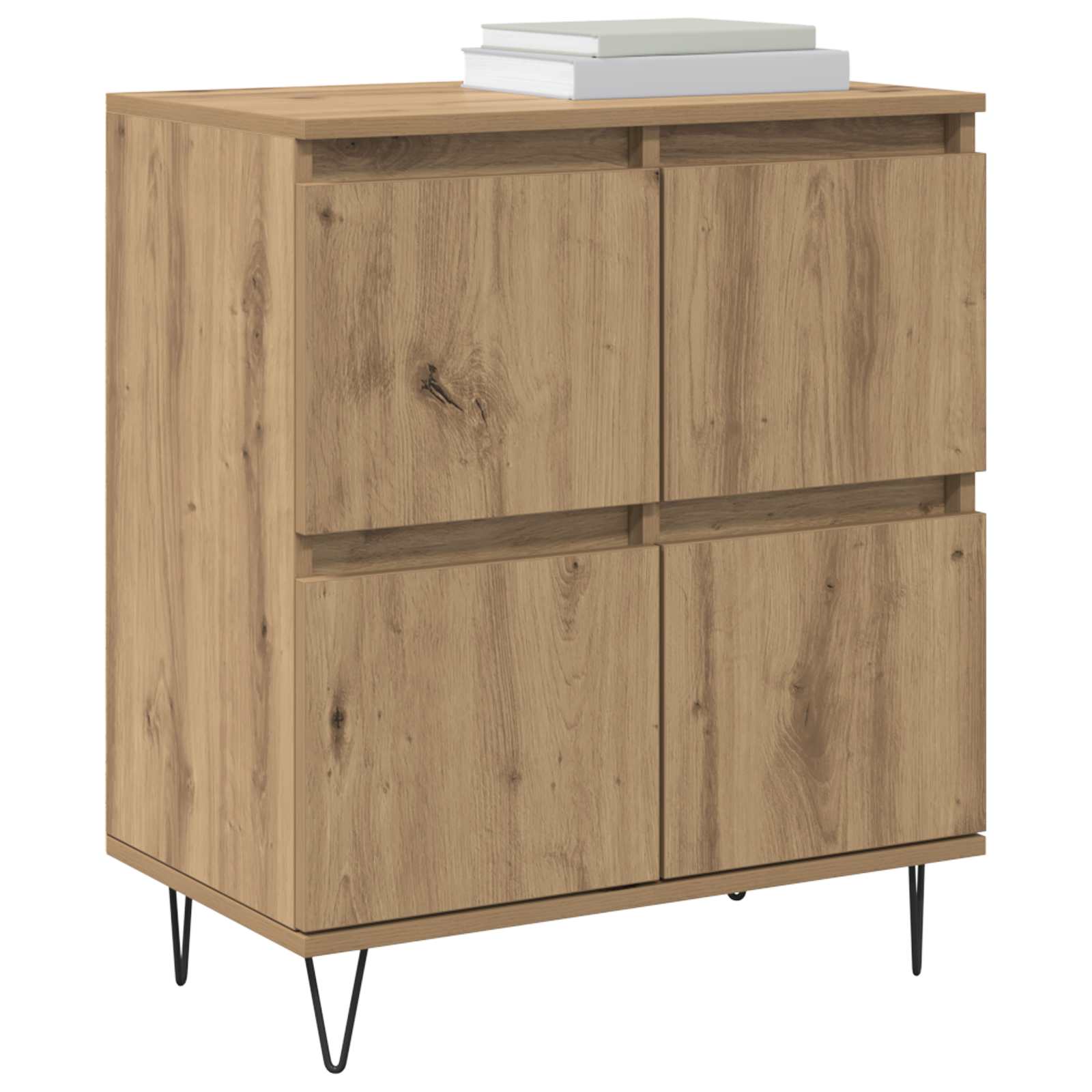 Παραδοσιακά Πλευρικά Έπιπλα 3 pcs Artisan Oak - Pakobazaar