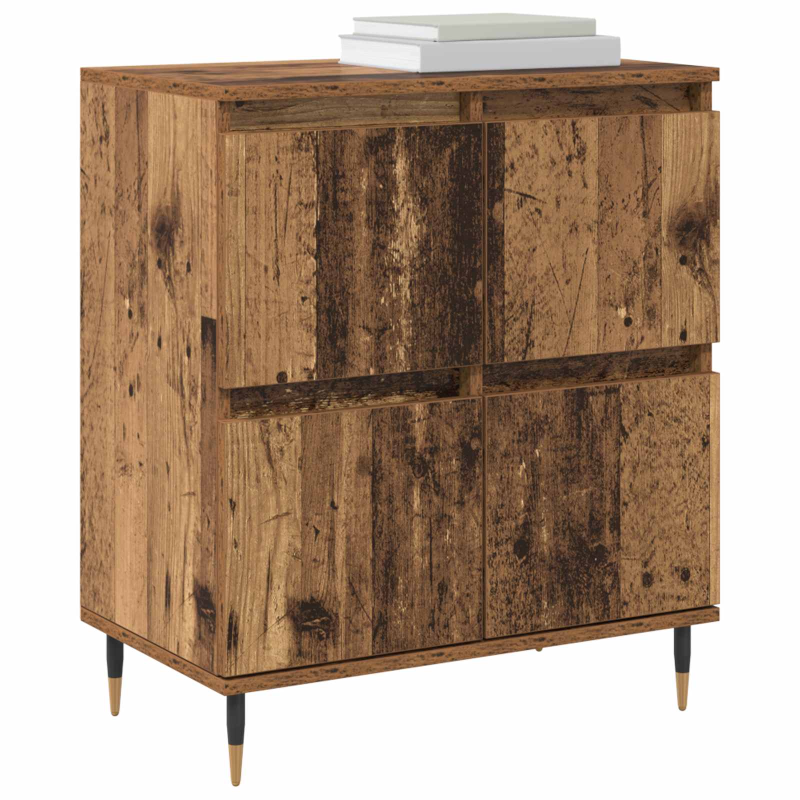 Ντουλάπι αποθήκευσης 2 pcs Παλιό ξύλο 60 x 35 x 70 cm - Pakobazaar
