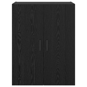 Τοίχου Ντουλάπα Επιτοίχιο 2 pcs Μαύρη Οξυά 69,5 x 34 x 90 εκ. - Pakobazaar