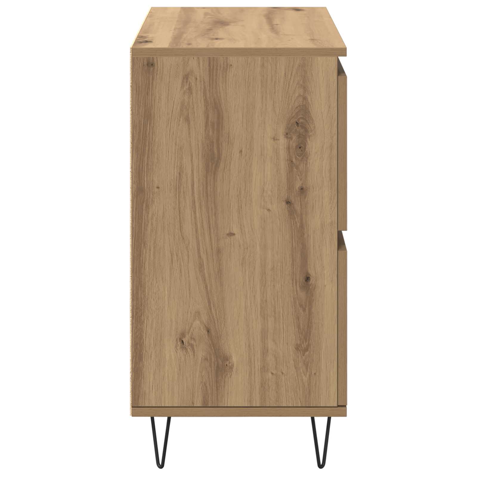 Παραδοσιακά Πλευρικά Έπιπλα 2 pcs artisan δρυς - Pakobazaar