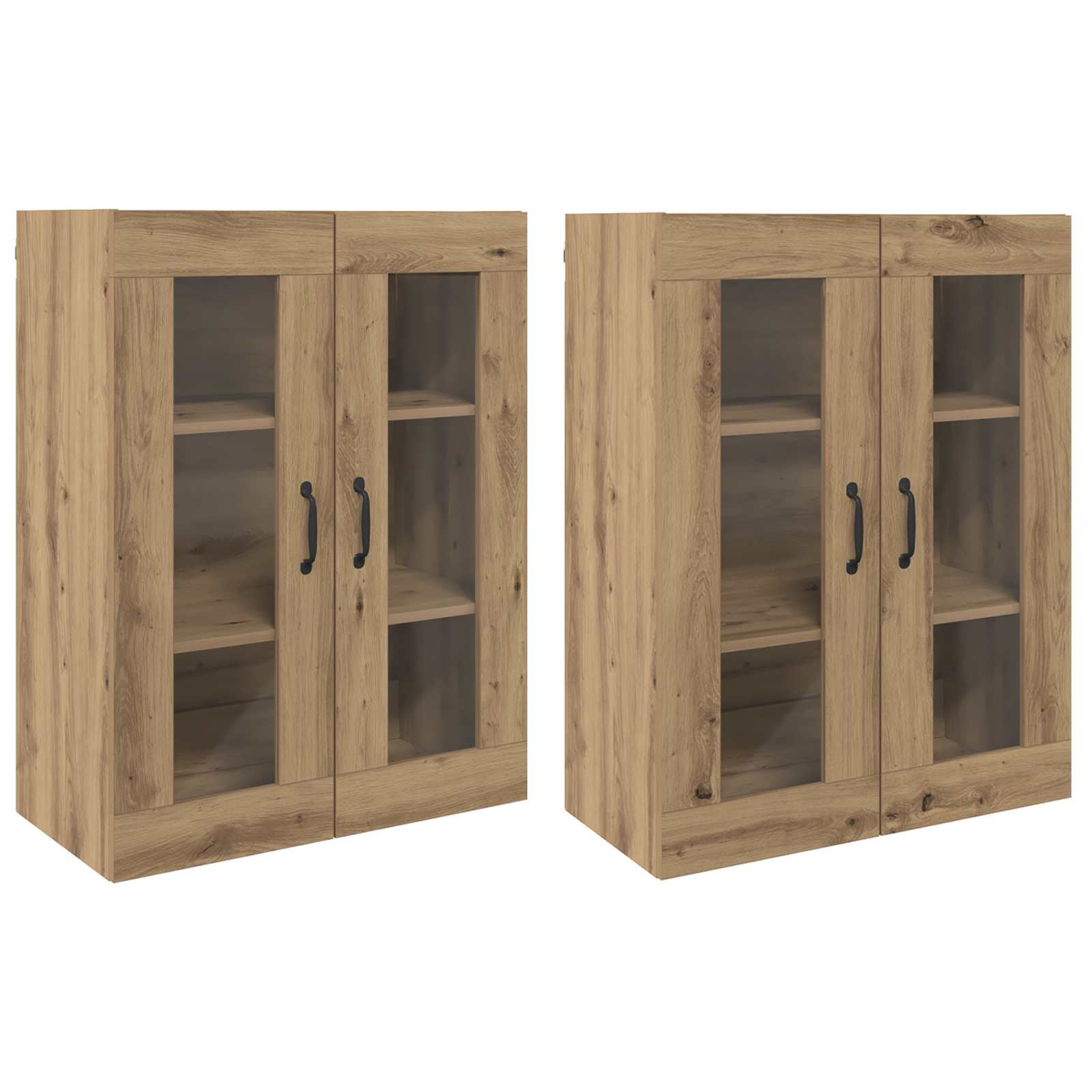 Ντουλάπια Τοίχου 2 pcs artisan δρυς 69,5 x 34 x 90 εκ. - Pakobazaar