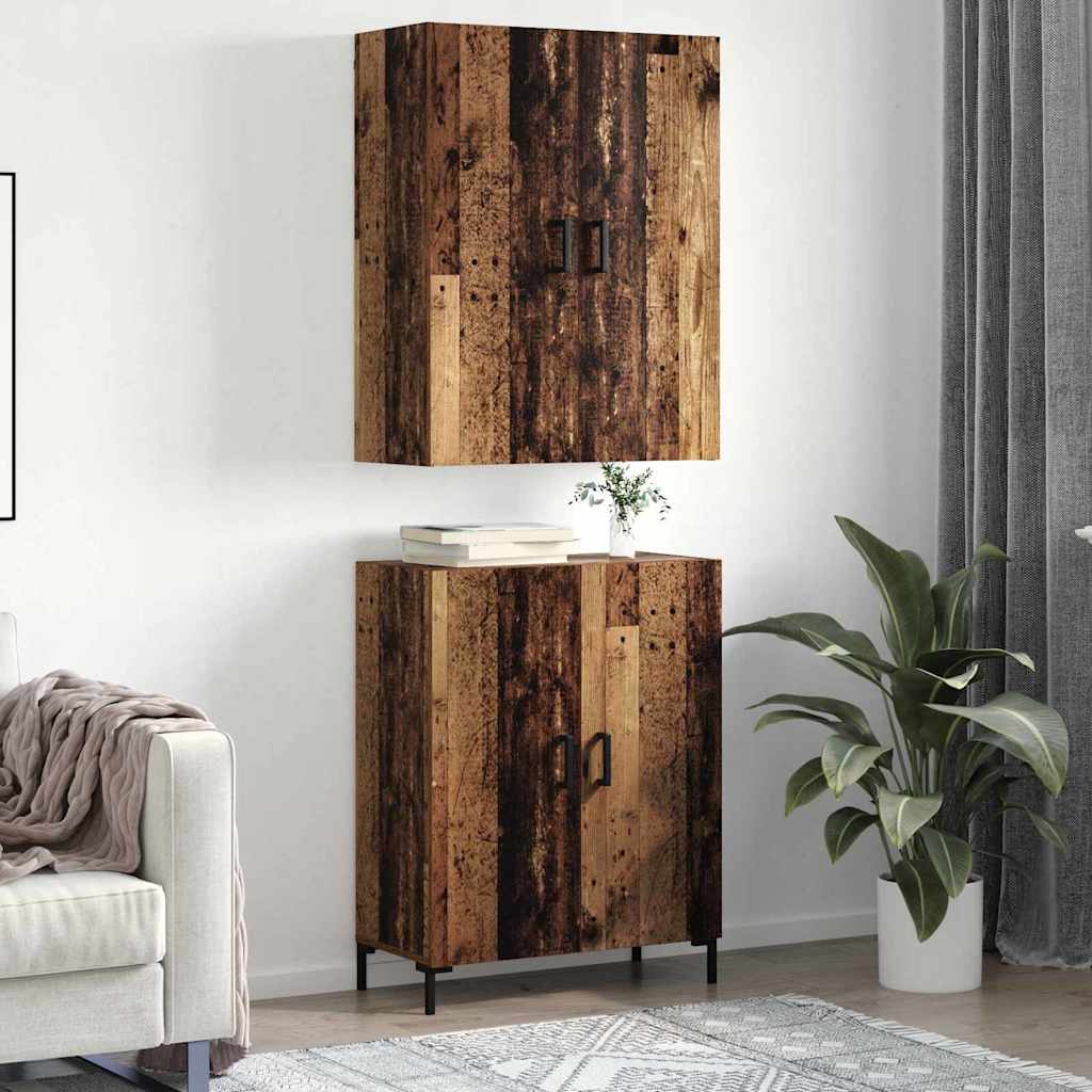 Highboard Παλαιό ξύλο 69,5 x 34 x 180 εκ. Επεξεργασμένο ξύλο