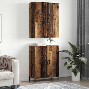 Highboard Παλαιό ξύλο 69,5 x 34 x 180 εκ. Επεξεργασμένο ξύλο - Pakobazaar