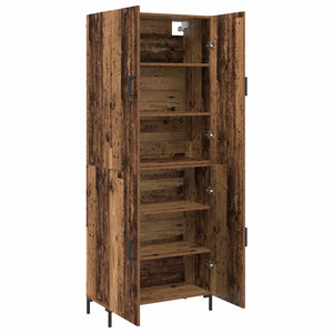 Highboard Παλαιό ξύλο 69,5 x 34 x 180 εκ. Επεξεργασμένο ξύλο - Pakobazaar